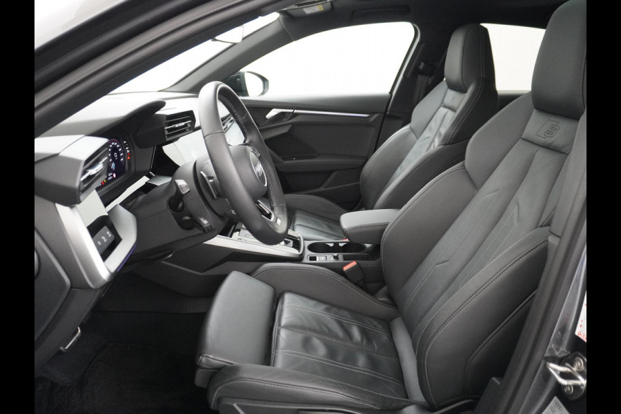 Audi A3 Limousine 35 TFSI S edition S line in- exterieur+ sportonderstel | VIRTUAL DASH | PANORAMADAK | LEDER+ STOELVERWARMING | CAMERA | AMBILIGHT | RIJKLAARPRIJS INCL. 12MND BOVAG