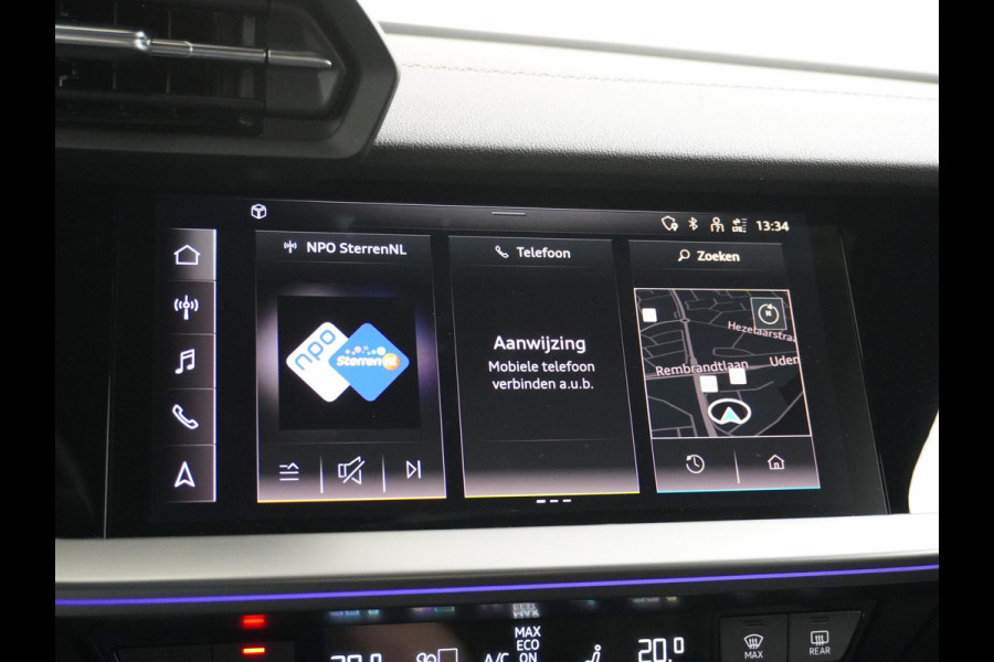 Audi A3 Limousine 35 TFSI S edition S line in- exterieur+ sportonderstel | VIRTUAL DASH | PANORAMADAK | LEDER+ STOELVERWARMING | CAMERA | AMBILIGHT | RIJKLAARPRIJS INCL. 12MND BOVAG