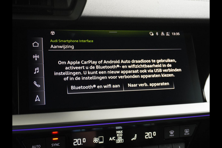 Audi A3 Limousine 35 TFSI S edition S line in- exterieur+ sportonderstel | VIRTUAL DASH | PANORAMADAK | LEDER+ STOELVERWARMING | CAMERA | AMBILIGHT | RIJKLAARPRIJS INCL. 12MND BOVAG