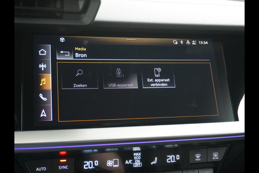Audi A3 Limousine 35 TFSI S edition S line in- exterieur+ sportonderstel | VIRTUAL DASH | PANORAMADAK | LEDER+ STOELVERWARMING | CAMERA | AMBILIGHT | RIJKLAARPRIJS INCL. 12MND BOVAG