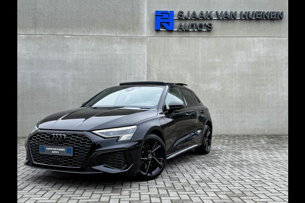 Audi A3 Sportback 40 TFSI e PHEV S Edition S-line 204pk S-Tronic! Panoramadak|Virtual Cockpit|Kuipstoelen|LED Matrix|Camera|Black