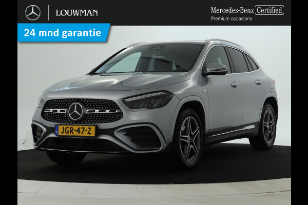 Mercedes-Benz GLA 250 e AMG Plug-In Hybride AMG Line | Head-up-Display | Distronic | 11Kw Laden | Stuur en Stoelverwarming | Sfeerverlichting. Inclusief 48 maanden Mercedes-Benz Certified garantie voor Europa.