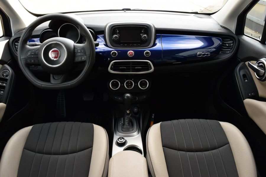 Fiat 500X 1.4 Turbo Lounge|2xcam.|stoel+stuurverw.