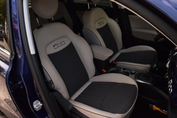 Fiat 500X 1.4 Turbo Lounge|2xcam.|stoel+stuurverw.