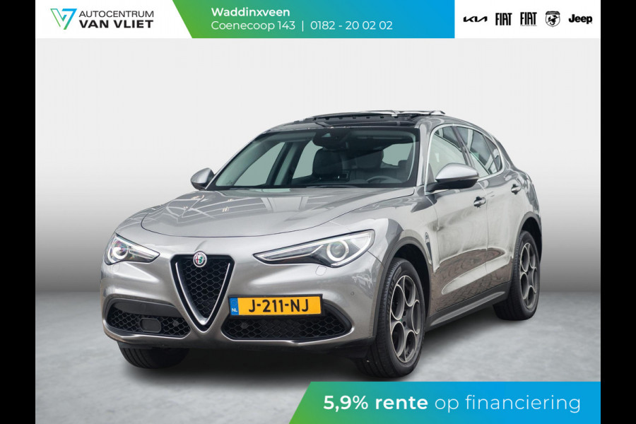 Alfa Romeo Stelvio 2.0 Turbo Aut. AWD 200pk Super | Schuif/Kantel dak | Trekhaak | Leder | Navi | Elek. Stoelen Alfa Romeo Stelvio 2.0 Turbo Aut. AWD 200pk Super | Schuif/Kantel dak | Trekhaak | Leder | Navi | Elek. Stoelen