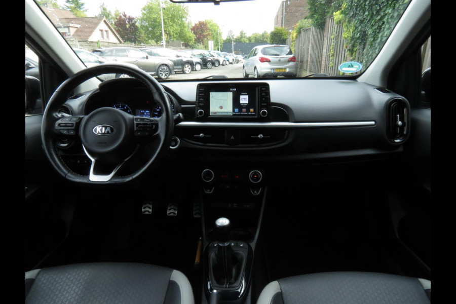 Kia Picanto 1.2 CVVT X-Line | LEDER | STUUR+STOELVERWARMING | CAMERA | CARPLAY | NAVI | CLIMA | KEYLESS | CRUISE CONTROL | DAB+ |