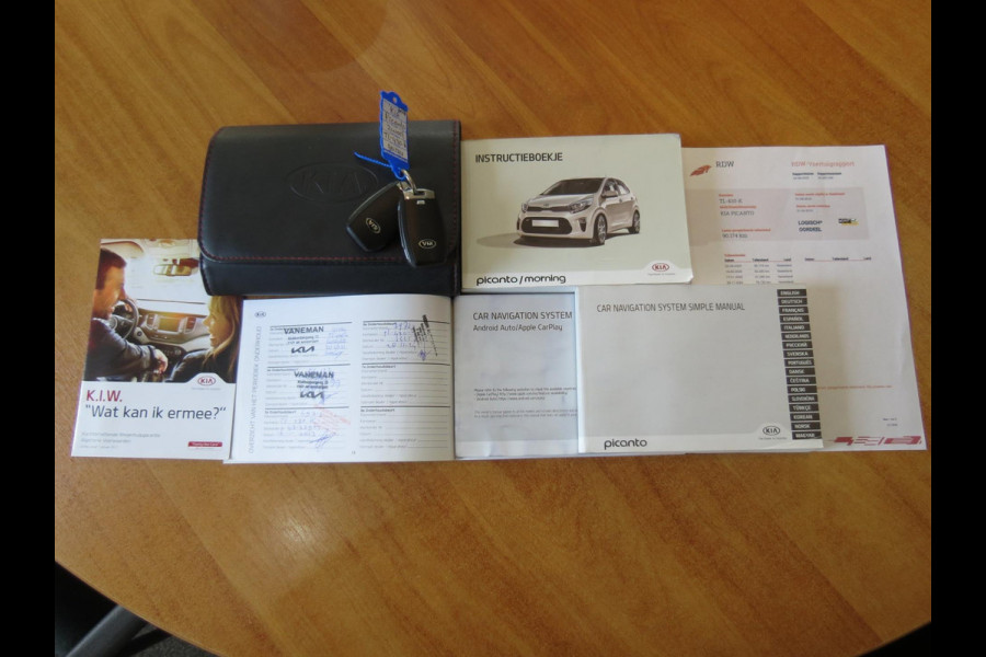 Kia Picanto 1.2 CVVT X-Line | LEDER | STUUR+STOELVERWARMING | CAMERA | CARPLAY | NAVI | CLIMA | KEYLESS | CRUISE CONTROL | DAB+ |