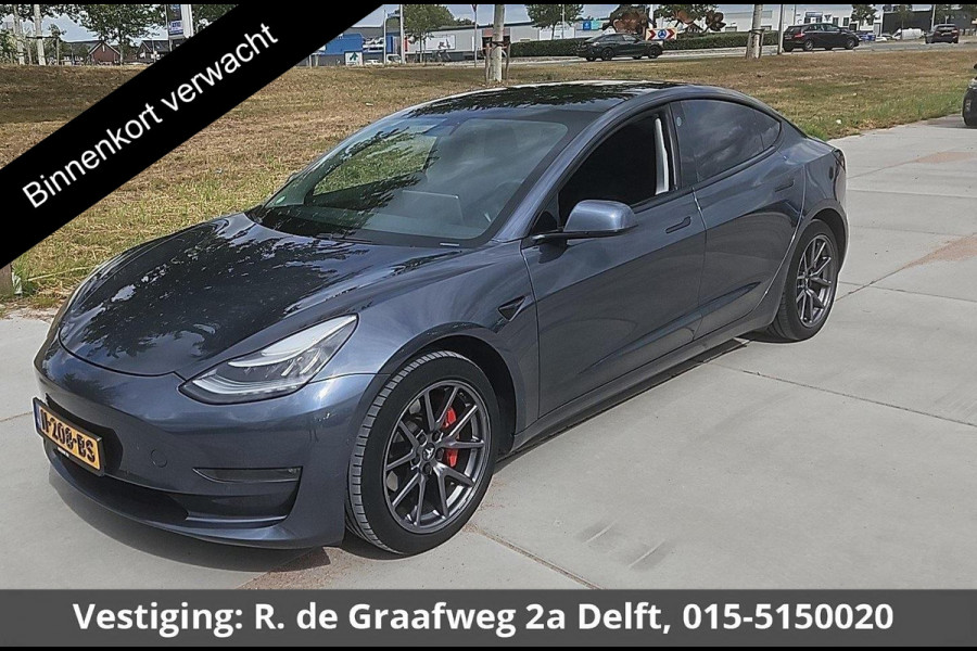 Tesla Model 3 Long Range AWD 75 kWh (351 PK) 500 km actieradius | Navigatie | Panoramadak | Stoelverwarming | Leder |
