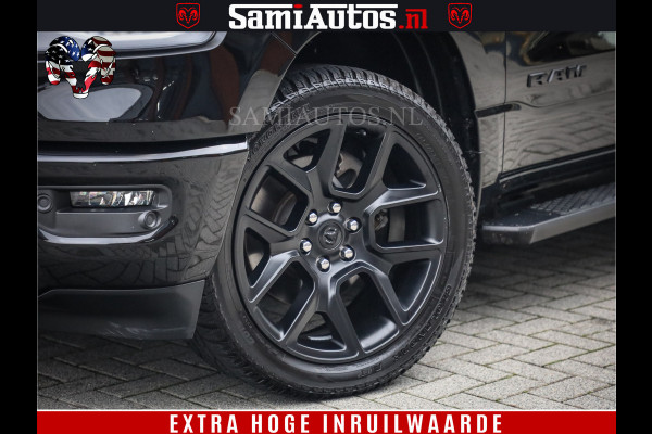 Dodge Ram 1500 SPORT BLACK EDITION | 4X4 5.7 V8 | VOL OPTIES | 360 CAMERA | APPLE CARPLAY | 3500KG | 22INCH NIGHT | FULL LED | ADAPTIVE CRUISE | MEMORY SEATS | LEDER | DUBBELE CABINE | CREWCAB