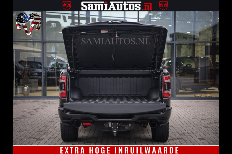Dodge Ram 1500 SPORT BLACK EDITION | 4X4 5.7 V8 | VOL OPTIES | 360 CAMERA | APPLE CARPLAY | 3500KG | 22INCH NIGHT | FULL LED | ADAPTIVE CRUISE | MEMORY SEATS | LEDER | DUBBELE CABINE | CREWCAB