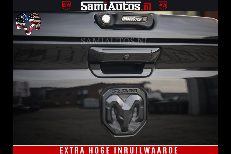 Dodge Ram 1500 SPORT BLACK EDITION | 4X4 5.7 V8 | VOL OPTIES | 360 CAMERA | APPLE CARPLAY | 3500KG | 22INCH NIGHT | FULL LED | ADAPTIVE CRUISE | MEMORY SEATS | LEDER | DUBBELE CABINE | CREWCAB
