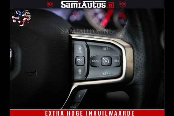 Dodge Ram 1500 SPORT BLACK EDITION | 4X4 5.7 V8 | VOL OPTIES | 360 CAMERA | APPLE CARPLAY | 3500KG | 22INCH NIGHT | FULL LED | ADAPTIVE CRUISE | MEMORY SEATS | LEDER | DUBBELE CABINE | CREWCAB