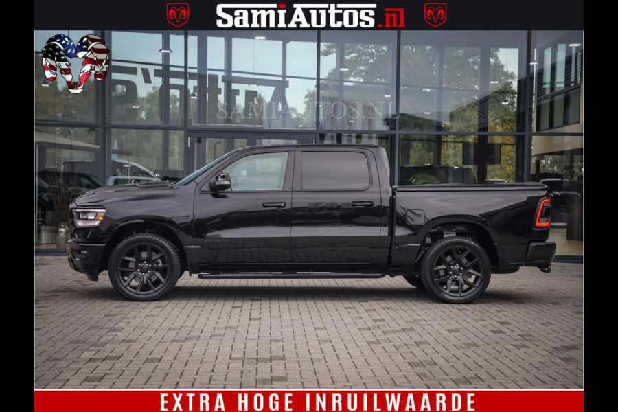 Dodge Ram 1500 SPORT BLACK EDITION | 4X4 5.7 V8 | VOL OPTIES | 360 CAMERA | APPLE CARPLAY | 3500KG | 22INCH NIGHT | FULL LED | ADAPTIVE CRUISE | MEMORY SEATS | LEDER | DUBBELE CABINE | CREWCAB