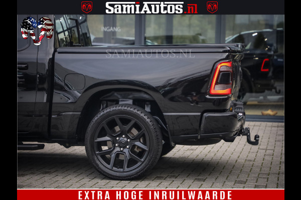 Dodge Ram 1500 SPORT BLACK EDITION | 4X4 5.7 V8 | VOL OPTIES | 360 CAMERA | APPLE CARPLAY | 3500KG | 22INCH NIGHT | FULL LED | ADAPTIVE CRUISE | MEMORY SEATS | LEDER | DUBBELE CABINE | CREWCAB