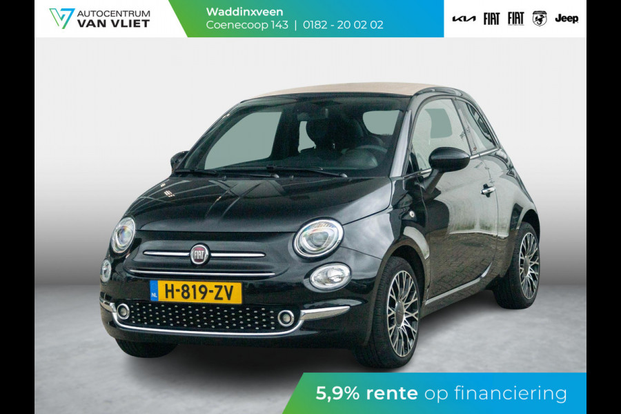 Fiat 500C Hybrid Star | Navi | Cruise | Airco | 16" | PDC | Apple Carplay | Kap Beige Fiat 500C Hybrid Star | Navi | Cruise | Airco | 16" | PDC | Apple Carplay | Kap Beige