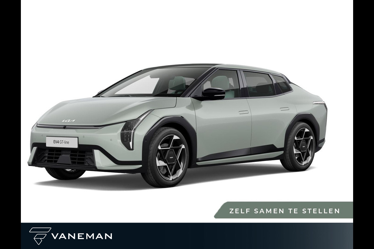 Kia EV4 Fastback GT-PlusLine 81.4 kWh | Achterbank verwarmd | Tijdelijk gratis Metallic Lak t.w.v. € 895,- | Zelf samenstellen Kia EV4 Fastback GT-PlusLine 81.4 kWh | Achterbank verwarmd | Tijdelijk gratis Metallic Lak t.w.v. € 895,- | Zelf samenstellen