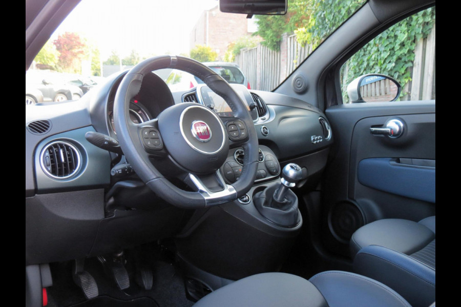 Fiat 500 1.0 Hybrid Rockstar 1e EIGENAAR | PANORAMADAK/SCHUIFDAK | HALF LEDER | GROOT SCHERM NAVI | CLIMA | CRUISE CONTROL | DAB |