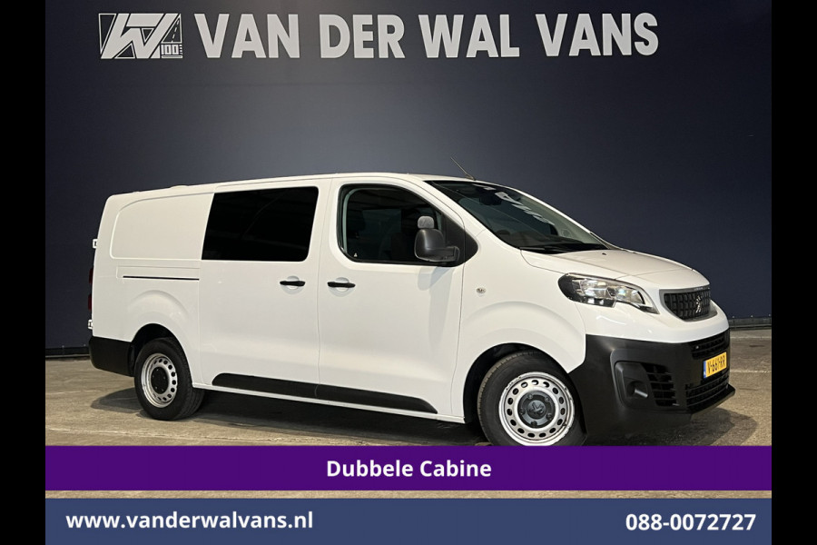 Peugeot Expert 2.0 BlueHDI 123pk L3H1 Dubbele cabine Euro6 Airco | 5-Zits | Navigatie | Cruisecontrol Apple Carplay, Android Auto, Parkeersensoren, 2500kg Trekvermogen
