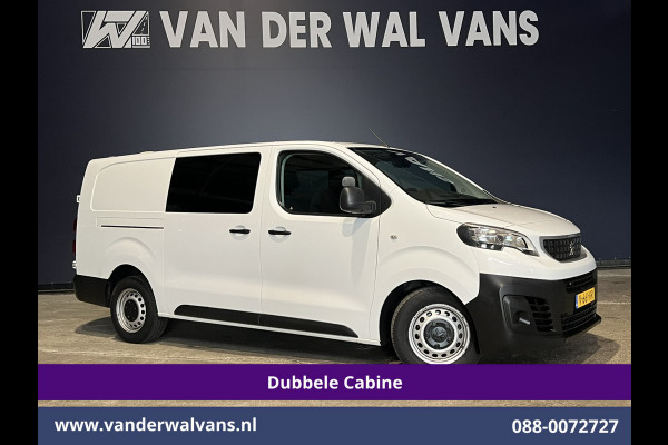 Peugeot Expert 2.0 BlueHDI 123pk L3H1 Dubbele cabine Euro6 Airco | 5-Zits | Navigatie | Cruisecontrol Apple Carplay, Android Auto, Parkeersensoren, 2500kg Trekvermogen