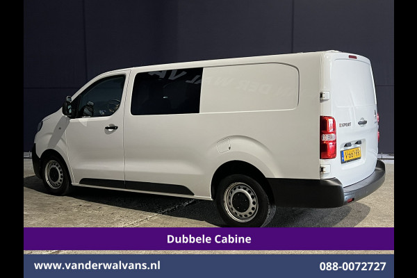 Peugeot Expert 2.0 BlueHDI 123pk L3H1 Dubbele cabine Euro6 Airco | 5-Zits | Navigatie | Cruisecontrol Apple Carplay, Android Auto, Parkeersensoren, 2500kg Trekvermogen