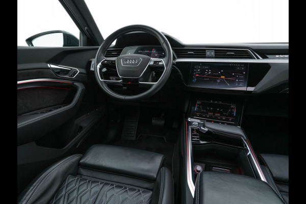 Audi e-tron 55 quattro advanced 95 kWh [3-Fase] {SOH-92%} *PANO | LUXURY-LEATHER | FULL-LED | BANG&OLUFSEN | ADAPTIVE-CRUISE | MEMORY-PACK | BLIND-SPOT | TOP-VIEW | SPORT/HEATED-SEATS | KEYLESS | DAB+ | ECC | PDC | 22''ALU*