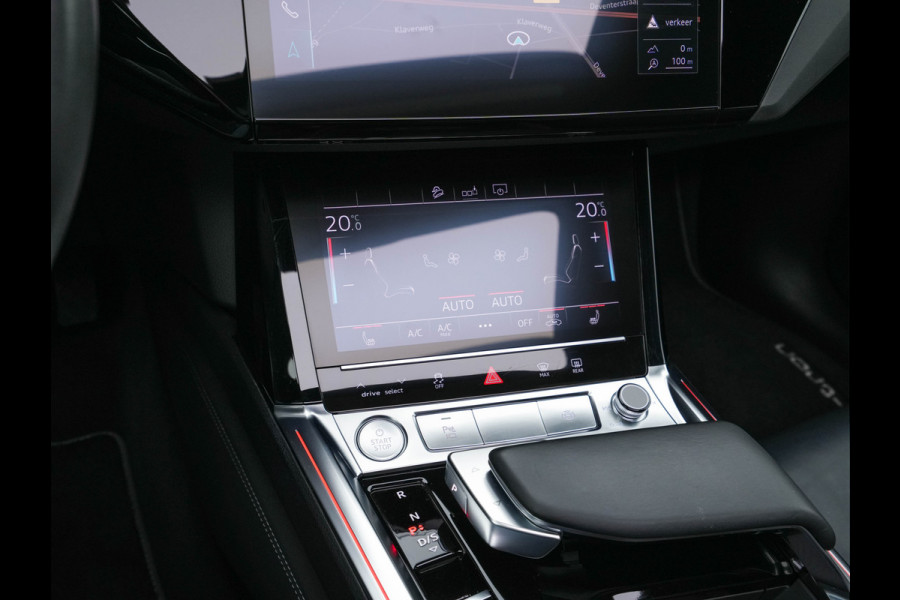 Audi e-tron 55 quattro advanced 95 kWh [3-Fase] {SOH-92%} *PANO | LUXURY-LEATHER | FULL-LED | BANG&OLUFSEN | ADAPTIVE-CRUISE | MEMORY-PACK | BLIND-SPOT | TOP-VIEW | SPORT/HEATED-SEATS | KEYLESS | DAB+ | ECC | PDC | 22''ALU*