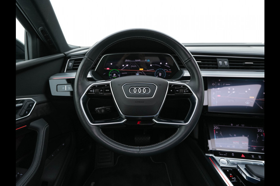 Audi e-tron 55 quattro advanced 95 kWh [3-Fase] {SOH-92%} *PANO | LUXURY-LEATHER | FULL-LED | BANG&OLUFSEN | ADAPTIVE-CRUISE | MEMORY-PACK | BLIND-SPOT | TOP-VIEW | SPORT/HEATED-SEATS | KEYLESS | DAB+ | ECC | PDC | 22''ALU*