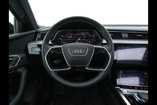 Audi e-tron 55 quattro advanced 95 kWh [3-Fase] {SOH-92%} *PANO | LUXURY-LEATHER | FULL-LED | BANG&OLUFSEN | ADAPTIVE-CRUISE | MEMORY-PACK | BLIND-SPOT | TOP-VIEW | SPORT/HEATED-SEATS | KEYLESS | DAB+ | ECC | PDC | 22''ALU*