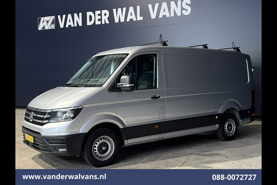 Volkswagen Crafter 2.0 TDI 141pk L3H2 L2H1 Euro6 Airco | 3000kg Trekhaak | Camera | Navigatie | Apple Carplay Android Auto, Cruisecontrol, Parkeersensoren, Dakdragers, Bijrijdersbank
