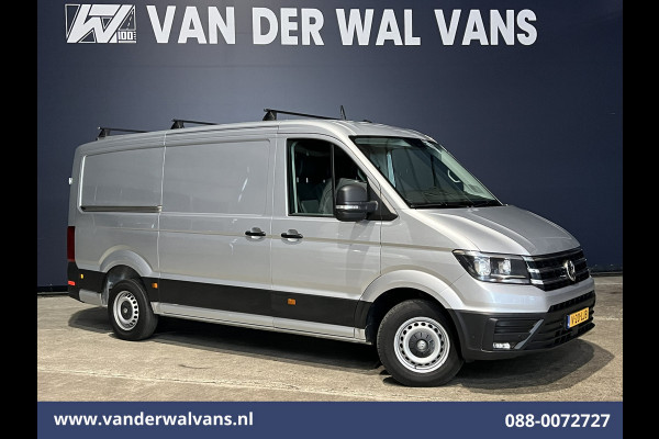 Volkswagen Crafter 2.0 TDI 141pk L3H2 L2H1 Euro6 Airco | 3000kg Trekhaak | Camera | Navigatie | Apple Carplay Android Auto, Cruisecontrol, Parkeersensoren, Dakdragers, Bijrijdersbank