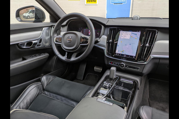 Volvo V90 2.0 T6 AWD Recharge R-Design|Panodak|Bowers&Wilkins|360-Camera|Adaptive-Cruise|BLIS|Stoel/Stuurverwarming|Trekhaak