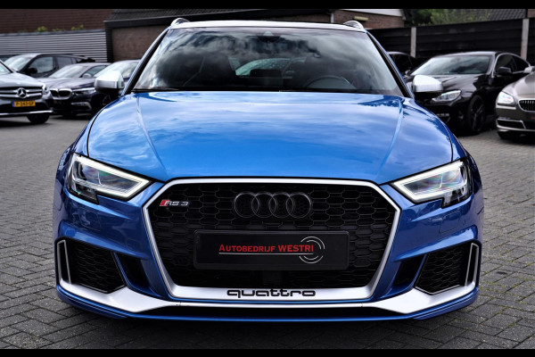 Audi RS3 Sportback 2.5 TFSI RS 3 Quattro | 400PK | Schuif/kanteldak | RS-zetels | Camera | Virtual Cockpit | SepangBlau |