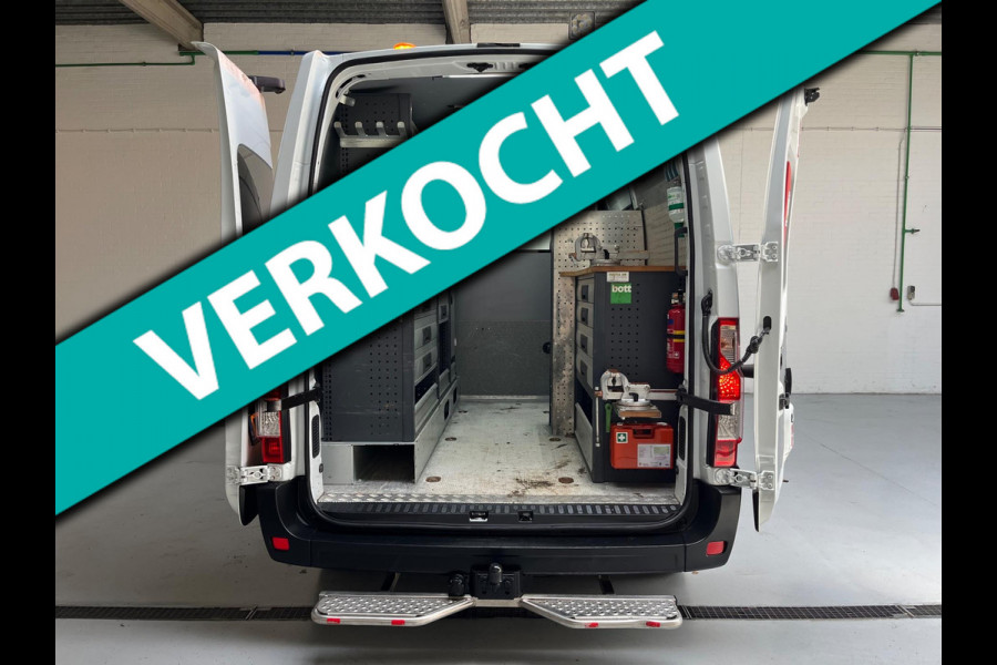 Renault Master Servicewagen T35 2.3 dCi 145pk euro6 L2H2 BOTT Inrichting, Victron omvormer, Standkachel, Trekhaak, RIJKLAARPRIJS!