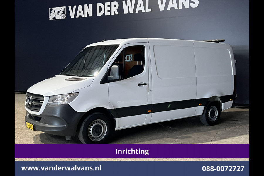 Mercedes-Benz Sprinter 316 CDI 164pk 3500kg Trekhaak L2H1 inrichting Euro6 Airco | Omvormer Camera, Apple Carplay, Android Auto, Cruisecontrol, Parkeersensoren