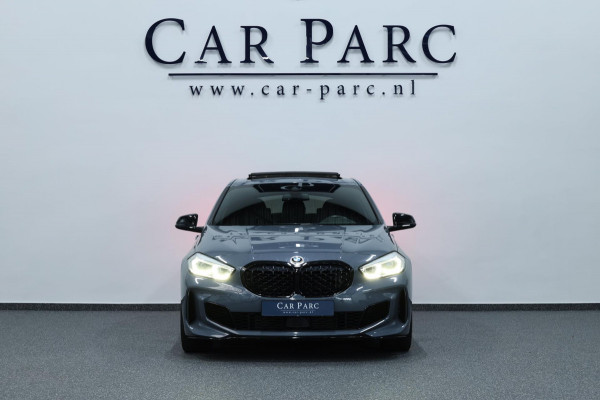 BMW 1-serie M135i xDrive M-PERFORMANCE/LED/VIRTUAL/SFEER/PANO/ALCANTARA+S.VERWARMING/LMV/CRUISE/ECC/12 MND GARANTIE!