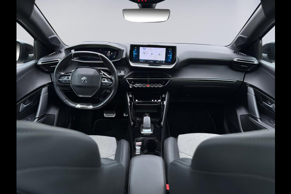 Peugeot e-208 EV GT 350 50 kWh, adaptief cruise control, panoramadak 1/2 lederen sportinterieur, 1 e eigenaar,nl auto nap
