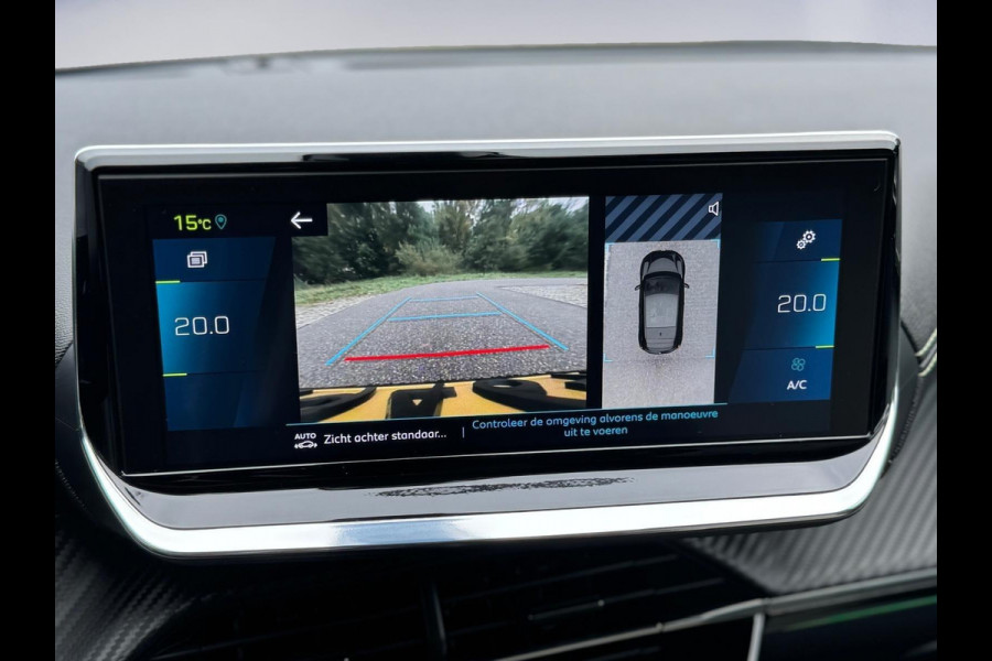 Peugeot e-208 EV GT 350 50 kWh, adaptief cruise control, panoramadak 1/2 lederen sportinterieur, 1 e eigenaar,nl auto nap