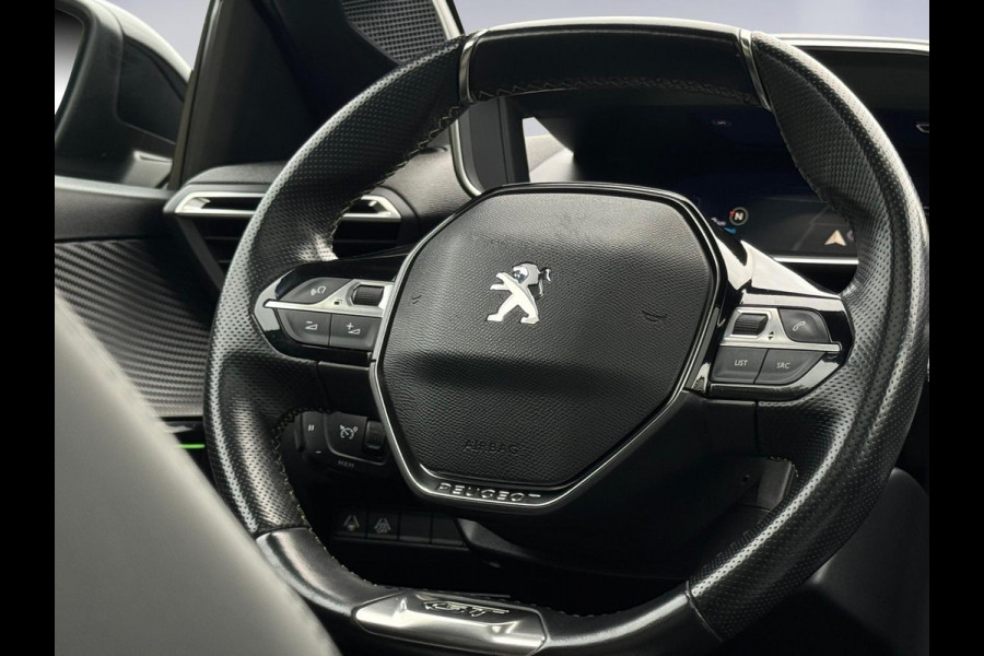 Peugeot e-208 EV GT 350 50 kWh, adaptief cruise control, panoramadak 1/2 lederen sportinterieur, 1 e eigenaar,nl auto nap