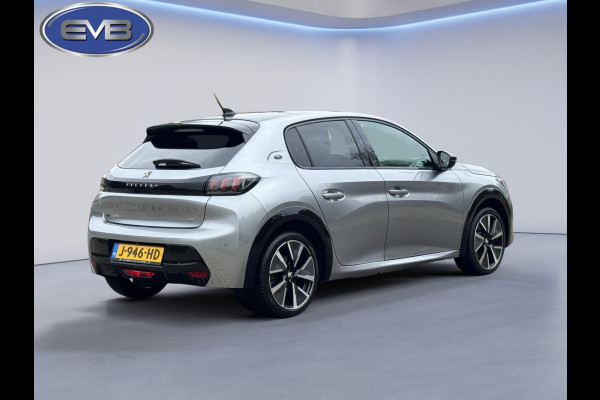 Peugeot e-208 EV GT 350 50 kWh, adaptief cruise control, panoramadak 1/2 lederen sportinterieur, 1 e eigenaar,nl auto nap