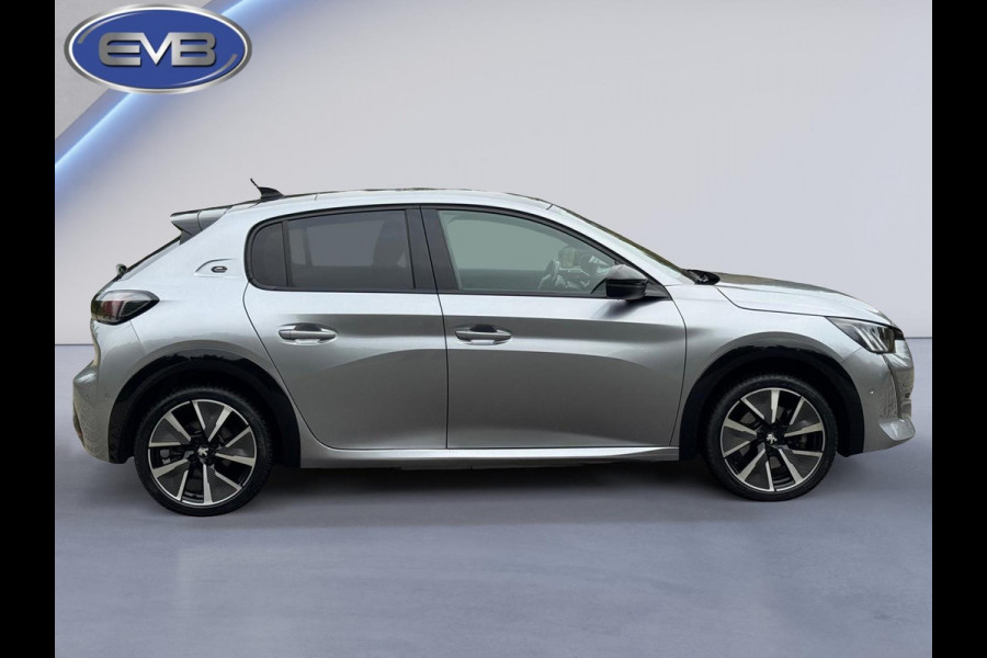 Peugeot e-208 EV GT 350 50 kWh, adaptief cruise control, panoramadak 1/2 lederen sportinterieur, 1 e eigenaar,nl auto nap