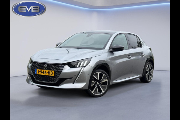 Peugeot e-208 EV GT 350 50 kWh, adaptief cruise control, panoramadak 1/2 lederen sportinterieur, 1 e eigenaar,nl auto nap