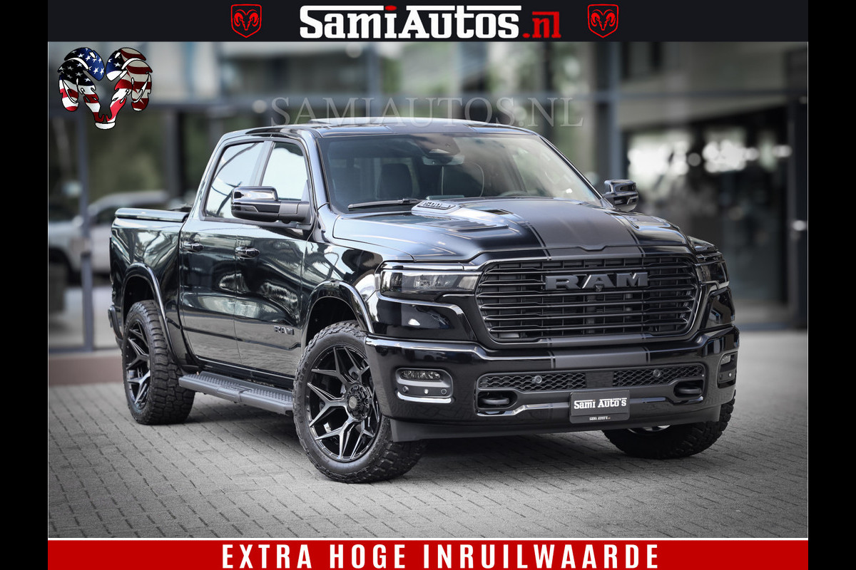 Dodge Ram 1500 Laramie Night | Face Lift | 420Pk 636 Nn | Extra Groot Scherm + Passagiers Scherm | Comfortabele Dubbele Cabine met Royale 5 Zitplaatsen | BPM vrij | Nu Leverbaar uit Voorraad | Voorraad Nr 2220 - 5039 Dodge Ram 1500 Laramie Night | Face Lift | 420Pk 636 Nn | Extra Groot Scherm + Passagiers Scherm | Comfortabele Dubbele Cabine met Royale 5 Zitplaatsen | BPM vrij | Nu Leverbaar uit Voorraad | Voorraad Nr 2220 - 5039
