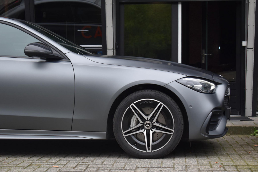 Mercedes-Benz C-Klasse 300 e Luxury Line Amg Line Distronic Stuurvw Mat Grijs