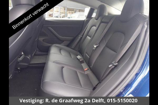 Tesla Model 3 Standard RWD Plus 60 kWh (238 PK) ACCU: 92% | Navigatie | Panoramadak | Stoelverwarming | Leder | 380 km actieradius |