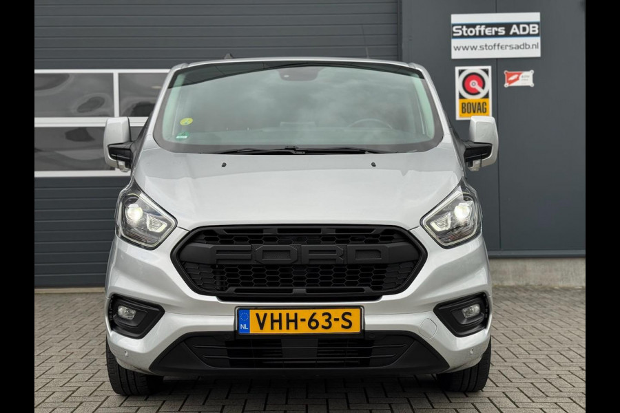 Ford Transit Custom 2.0 TDCI L2H1 Platinum DC 5P | 2X SCHUIF | Raptor | Xenon | Leer | Treeplank | Carplay | Automaat | Trekhaak