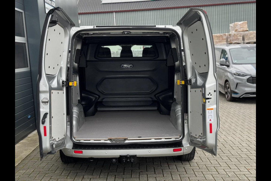 Ford Transit Custom 2.0 TDCI L2H1 Platinum DC 5P | 2X SCHUIF | Raptor | Xenon | Leer | Treeplank | Carplay | Automaat | Trekhaak