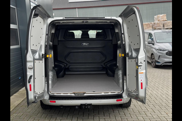 Ford Transit Custom 2.0 TDCI L2H1 Platinum DC 5P | 2X SCHUIF | Raptor | Xenon | Leer | Treeplank | Carplay | Automaat | Trekhaak