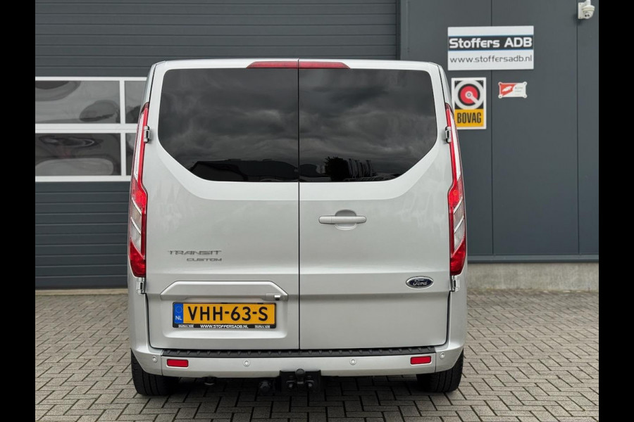 Ford Transit Custom 2.0 TDCI L2H1 Platinum DC 5P | 2X SCHUIF | Raptor | Xenon | Leer | Treeplank | Carplay | Automaat | Trekhaak