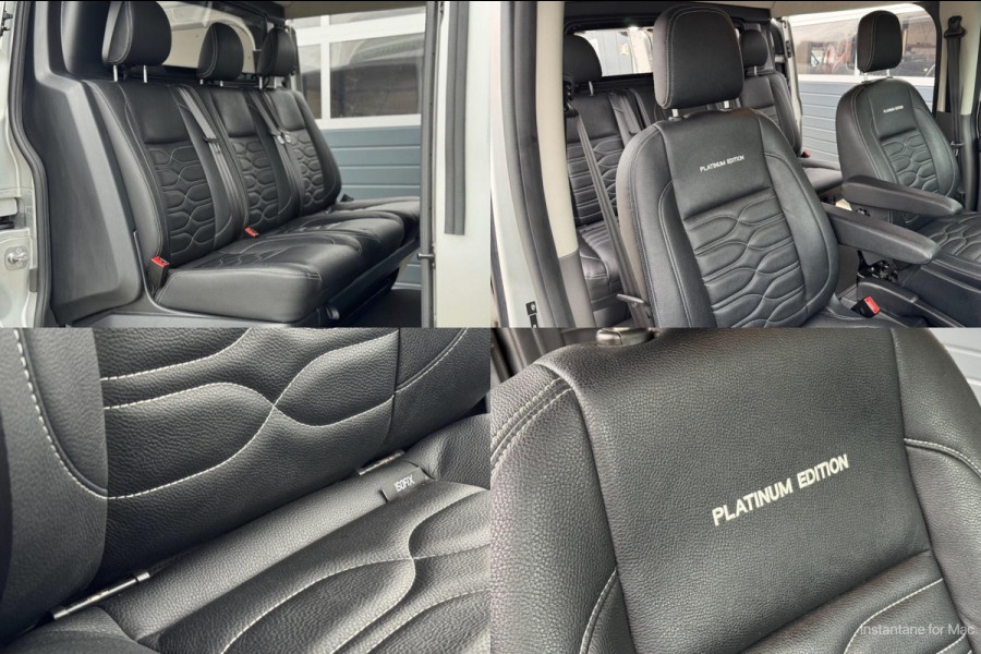 Ford Transit Custom 2.0 TDCI L2H1 Platinum DC 5P | 2X SCHUIF | Raptor | Xenon | Leer | Treeplank | Carplay | Automaat | Trekhaak