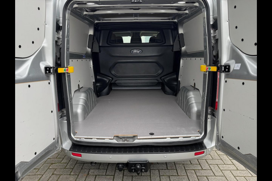 Ford Transit Custom 2.0 TDCI L2H1 Platinum DC 5P | 2X SCHUIF | Raptor | Xenon | Leer | Treeplank | Carplay | Automaat | Trekhaak